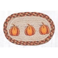thumbnail image 1 of Capitol Importing 01-222HP Tapis Ovale Imprimé Citrouille 7,5 x 11 Po., 1 of 1