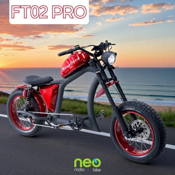 Bici eléctrica FT02 PRO, 60Km/h, autonomía 80km, , 750W