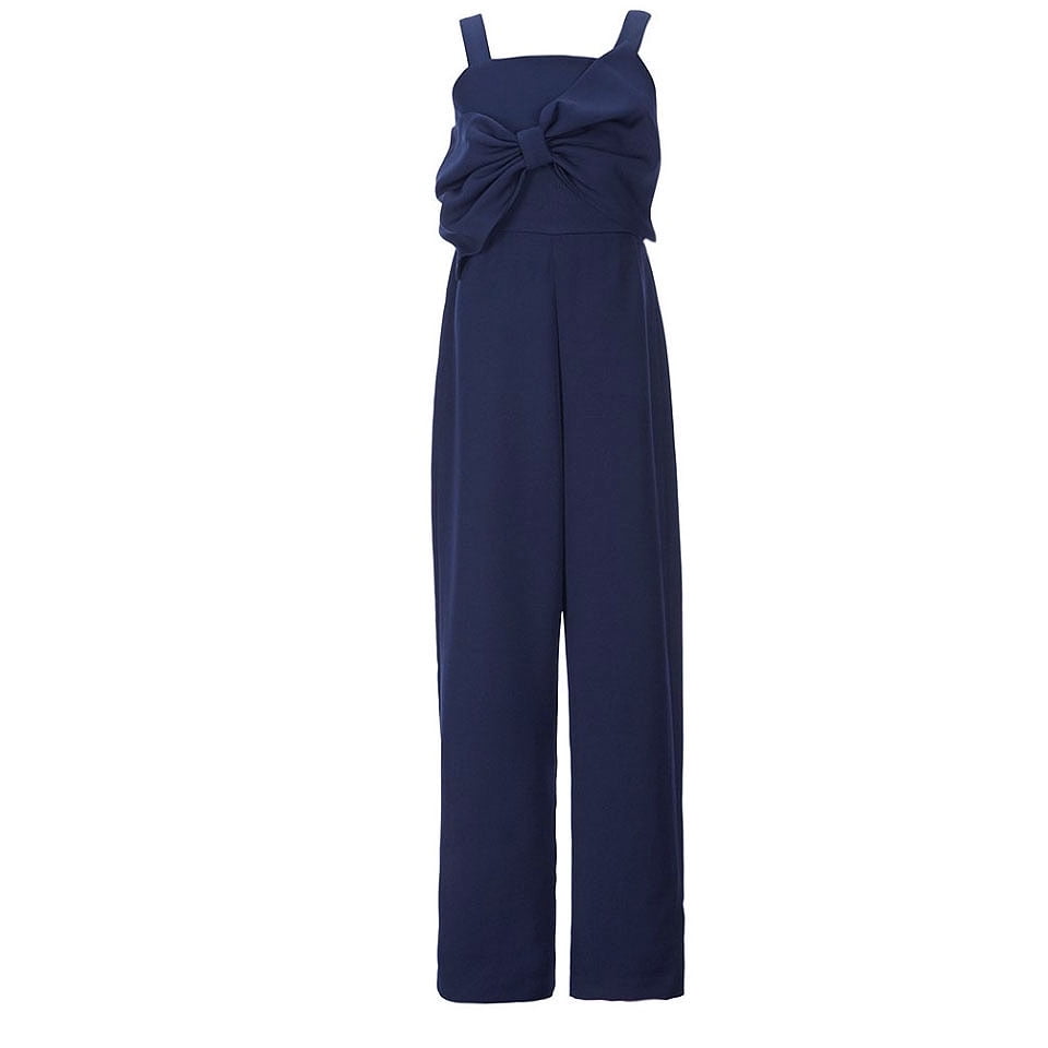 girls navy jumpsuit