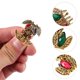 thumbnail image 1 of 12pcs Mini Jaw Clips Women Small Hair Claw Clamps Vintage Hair Claw Clips, 1 of 3