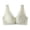 Green, variant on Front Closure Lace Bra Push Up Wireless Side Smoothing Green 34