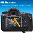thumbnail image 4 of ULBTER 90D Screen Protector for Canon EOS 90D DSLR Camera & Hot Shoe Cover, 0.3mm 9H Hardness Ultra-Clear Tempered, 4 of 5