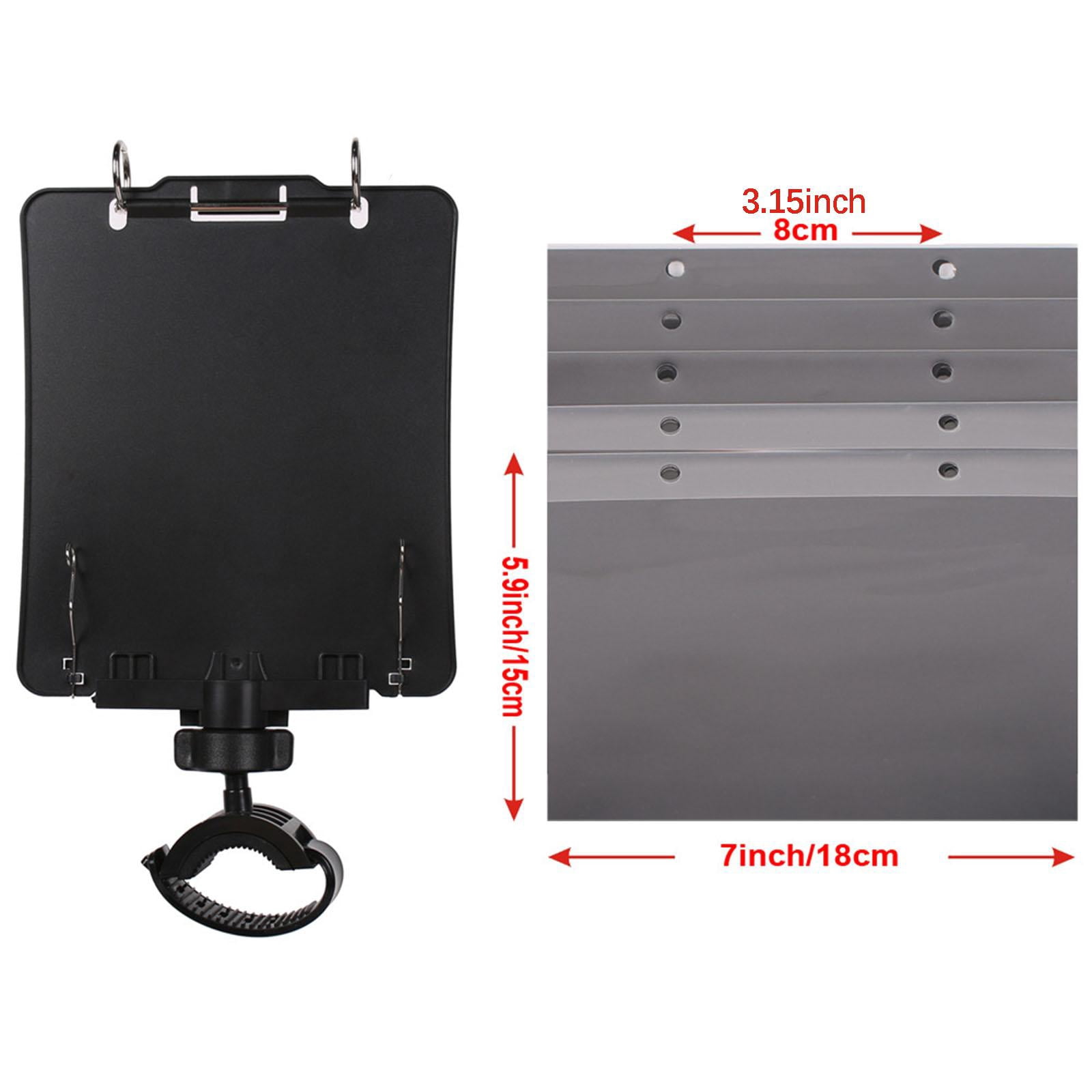 Trumpet Lyre Music Holder Adjustable Sheet Clip Plastic Material for Marching Band Musicians Set of 6 Pieces