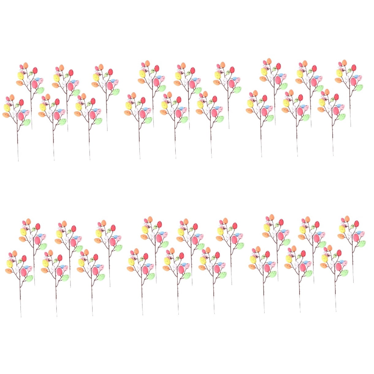 6 Sets Pickled Eggs Easter Cuttings Themed Decorations
