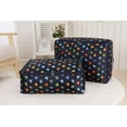 thumbnail image 4 of 3PCS Oxford Large Clothing Organizer Storage Bags Foldable Comforter Blankets Clothes Storage Bags, 4 of 6
