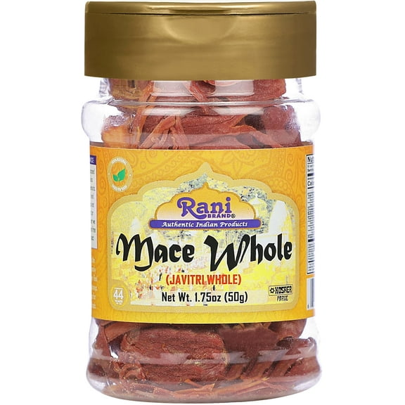 Rani Mace Whole (Javathri), Spice 1.75oz (50g) PET Jar ~ All Natural | Vegan | Gluten Friendly | Non-GMO | Kosher | Indian Origin