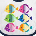 thumbnail image 4 of Inktastic Tropical Fish Lover Girls Baby Bib, 4 of 4