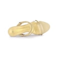 thumbnail image 4 of BLISSFUL STEP Sandales Compensées à Enfiler pour Femmes à Talon en Verre Transparent Or 7, 4 of 8