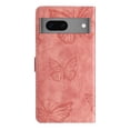 thumbnail image 2 of Compatible avec Google Pixel 7 Étui Papillon Embossé avec Portefeuille et Support, 2 of 5