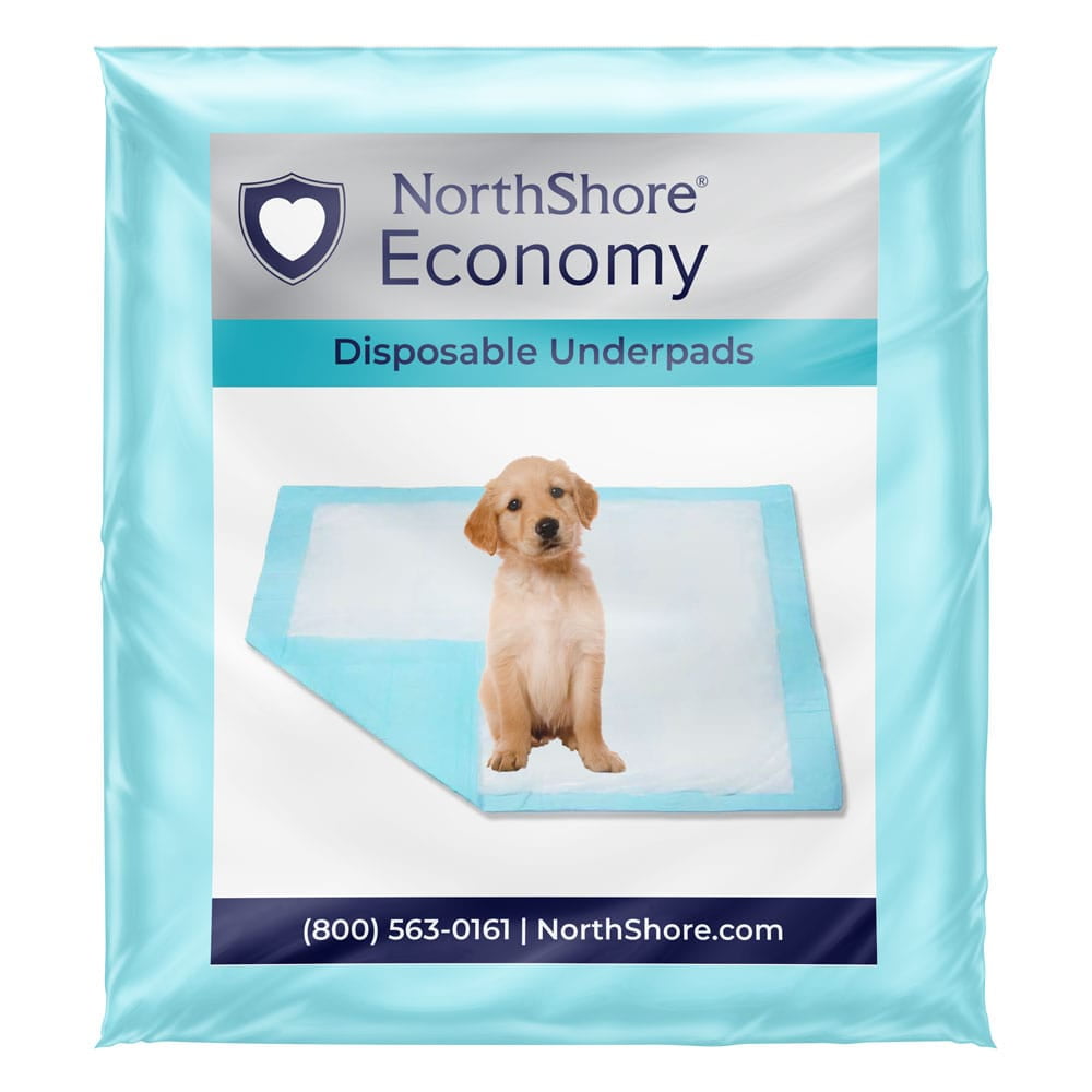 100 Puppy Underpads Dog PEE Pads WEE 17" x 24" Housebreaking House Train Medline 