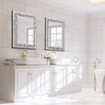 thumbnail image 3 of SHYFOY Decorative Wall Mirror Crushed Diamond Vanity Mirror Rectangle Mirrors for Wall Decor, 3 of 6
