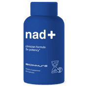 BioImmune NAD Supplement w/Patent RiboYOUNG. Nicotinamide Riboside, Quercetin, Resveratrol. Anti Aging