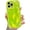Fluorescent Green, variant on Case for iPhone 12, Cute Laser 3D Water Ripple Bling Glitter Wave Shape Phone case Luxury Holographic Case for Women Girls Kawaii Girly Case Silicone Protection Cover -Fluorescent Green
