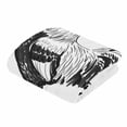 thumbnail image 5 of Chicken Flannel Blanket for Bed,Travel and Camping, Rooster Hen Rustic Farm Animal Black Floral Super Soft Cozy Blanket for All Seasons 50"x60", 5 of 7