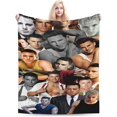 thumbnail image 2 of Blanket Channing Tatum Soft and Comfortable Wool Fleece Throw Blankets Gift for Home Decoration Sofa Office car Camping Yoga Travel Home Decoration Cozy Plush Beach, 2 of 5
