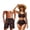 Cherry, variant on Couples Swimwear Matching Set Tummy Control Bikini for Women Two Piece Mens Boardshorts with Pockets Quick Dry Swim Trunks Couples Matching Bathing Suits Woman XL