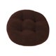 thumbnail image 5 of Almohadilla de almohada redonda de la almohadilla de 18 pulgadas de colchón de heces para sillas de comedor en casa marrón oscuro, 5 of 8