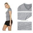 thumbnail image 5 of icyzone Workout Shirts Yoga Tops Activewear V-Neck T-Shirts for Women, 5 of 6
