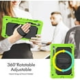 thumbnail image 3 of Case for Samsung Galaxy Tab S10 FE/ S9 FE 5G 10.9 Inch/Tab S9 11 Inch, Heavy Duty Shockproof Protective Case with Screen Protector, 360° Rotating Stand, Hand/Shoulder Strap, 3 of 9