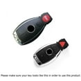 thumbnail image 2 of Exact Fit Gloss Black Carbon Fiber Pattern Finish Remote Smart Key Fob Shell For Mercedes C E S M CLS CLK GLK GL Class, etc, 2 of 8