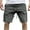 Dark Gray, variant on Havenre Mens Casual Twill Cargo Shorts Loose Regular Fit Cotton Drawstring Classic Cargo Stretch Short with Multi-Pockets Dark Gray L