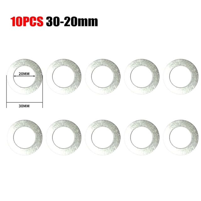 Lefu 10pcs CircularSaw Ring For Saw Blade Reduction Ring Conversion Ring Multi-size