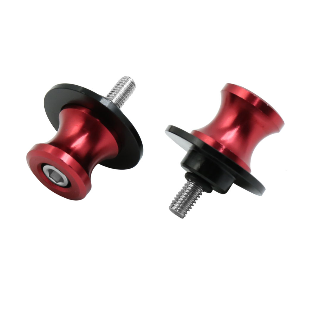 NEW 6 MM Rear Swingarm Motorcycle Spool Sliders Swing Arm Stand Bobbins