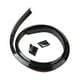 thumbnail image 2 of Spoiler de botón de automóvil Kit de labios Barra de goma Barra de cola de cola Fácil de instr Auto accesorio pegatina de accesorios de alerón 45 cm de, 2 of 8
