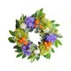 thumbnail image 2 of Corona de imitación de hortensia naranja 2025, decoración para puerta de sala de estar, 35 x 35 cm, pequeña y exquisita., 2 of 7