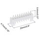thumbnail image 2 of 2.0mm Conector 9 Pasadores Macho Adaptador Recto Pasadores Encabezado Blanco Zócalo para Cable a Placa Conexión, Paquete de 50 Unique Bargains conectores de cables electronicos, 2 of 7