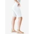 thumbnail image 3 of Roaman's Women's Plus Size Side-Pocket Bike Short, 3 of 5