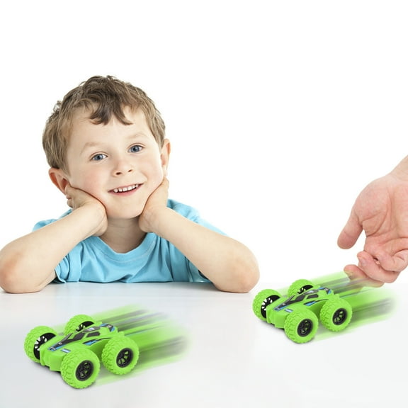 Double-Sided Pull Back carsr. Friction Cars for Kids,Vibration inertial car. Toy Pull Back car. Big tire Four-Wheel Drive Toy car for Boys and Girls