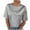 Gray, variant on Uaswgudfs Women's Pink Metallic Blouse – Drop Shoulder Oversized T-Shirt Top, Casual Shirt-Style Tee for Summer