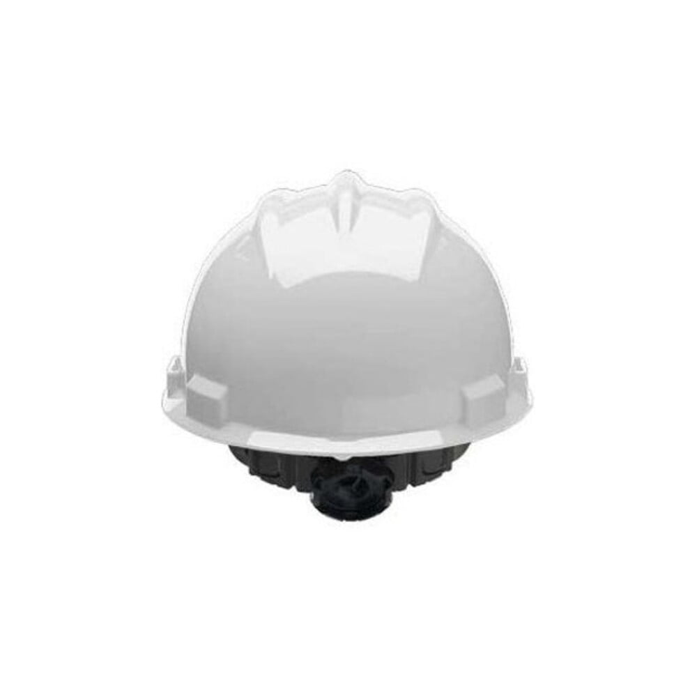 Hard Hat, S61, Polyethylene, 4 Point Ratchet, Type 1, Class E, White 61WHR