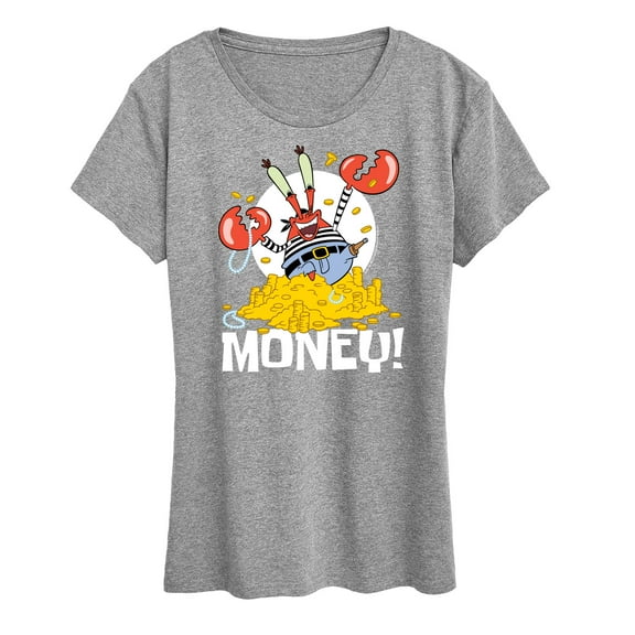 SpongeBob SquarePants - Mr. Krabs Money - Women's Short Sleeve Graphic T-Shirt