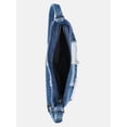thumbnail image 5 of Kacey Lee Women's Denim Shoulder Bag, Denim Patchwork, 5 of 6