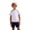White, variant on Fnooota Boys T Shirts, Crew Neck Casual Summer Short Sleeve Athletic Tops Navy Size 10-12