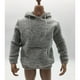 thumbnail image 4 of Conjunto de ropa para figuras de acción a escala 1/6, sudadera con cremallera para figura masculina de 12 pulgadas. Gris, 4 of 9