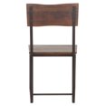 thumbnail image 4 of World Interiors ZWBF189-2X Belfrie Acacia Wood Live Edge Dining Chair, Brown - Set of 2, 4 of 4
