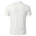thumbnail image 4 of ZHOGXU Summer Loose Fit Short Sleeve Stand Collar V Neck Breathable Men's T Shirts Work Wear, 4 of 4