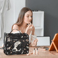 thumbnail image 6 of Herdesigns Cow Butterflies Toiletry Bag for Women, Travel Makeup Bag, Waterproof Hanging Cosmetic Organizer for Toiletries & Makeup Essentials, 6 of 7