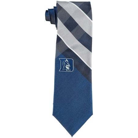 Men s Duke Blue Devils Woven Poly Grid Tie