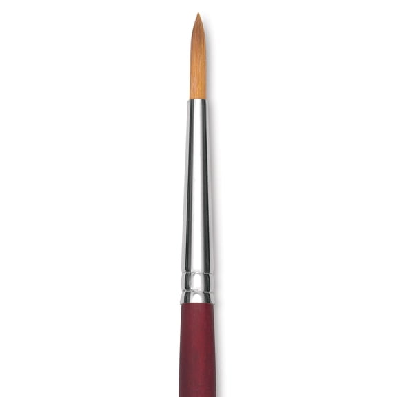 Princeton Velvetouch Series 3900 Synthetic Brush - Round, Long Handle, Size 4