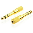 thumbnail image 5 of 3.5mm Socket To 6.5mm Jack Plug Audio Stereo Adaptor Gold Quality 6.5mm 1/4 Inch Headphone Adapter 8899 M4J0, 5 of 8