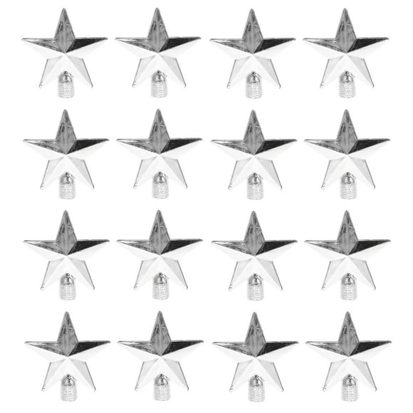 20Pcs Christmas Star Tree Topper Christmas Tree Decorations Xmas Party Favors