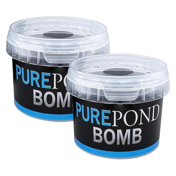 Pure Pond Bomb - Fast-Acting Pond Bacteria for Koi Ponds & Water Features - Concentrated Treatment for Clearer Water - Aquarium & Pond Cleaning Solution