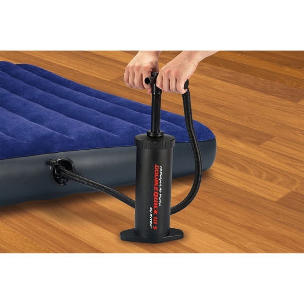 Intex Double Quick III S Hand Air Pump, Black, 14.5" Height - image 3 of 6