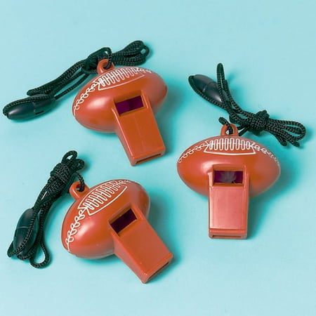 Plastic Cheerleader Football - Football Whistles