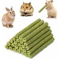 thumbnail image 1 of Jouets à Macher Pour Lapins, 30 Batons De Foin Naturel Petits Animaux Batonnets Molaires, Dents à Macher Pour Lapins Lime Hamster De Porc Indien écureuil, 1 of 5
