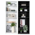 thumbnail image 5 of Kris & Ally Luca Contemporary 5 Shelf Engineered Wood Bookcase with Adjustable Shelves, White, 5 of 9